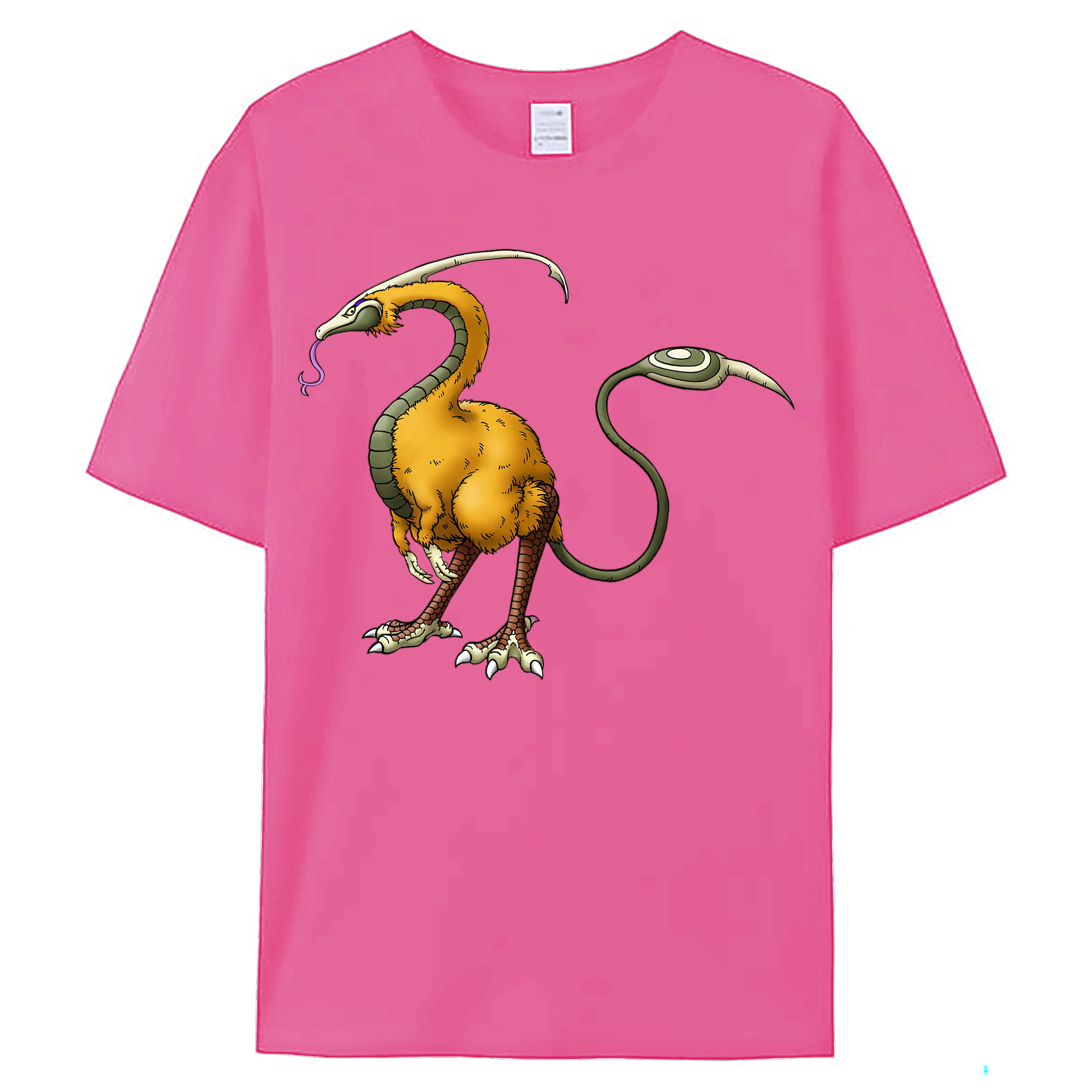 （画像用） ドラゴンクエスト Doragon Kuesuto Dragon Quest レディースカジュアルプリントTシャツ（綿100％）